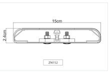 PVC Aluminum Corridor Wall Guard for Wall Protection