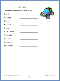 It's the perfect exercise for your brain. Easy Word Scramble Games