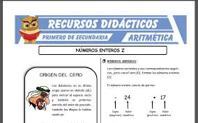 Fic recursos educativos y fichas para imprimir y descargar inicial primaria secundaria familia de palabras ejemplos razonamiento verbal i. Ficha De Numeros Enteros Para Primero De Secundaria Matematicas Primero De Secundaria Numeros Enteros Recursos Didacticos