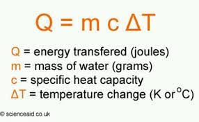 Specific Heat Capacity Amount Of Energy Needed To Change Temperature Of An Object By One Deg Business Plan Template Word Heat Physics Solving Linear Equations