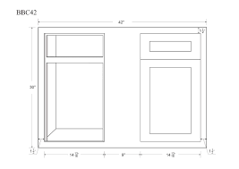 While some are unfinished, some cabinets are concluded. Base Cabinet Blind Corner Base Left Or Right Snow White Inset Shaker Blind 36 42