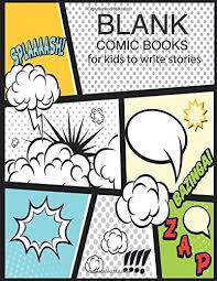 Blank Comic Books For Kids To Write Stories Create Your Own Story Templates Comic Drawing A Large Notebook Ske Comic Book Writing Blank Comic Book Comic Books