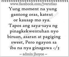 Pagkalungkot ng sarili y kailangang tugunan at ang nagbabadyang kasiyahan ay dapat lang na mapunan. 30 Tagalog Ideas Tagalog Tagalog Love Quotes Math Equations