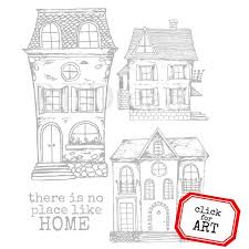 Quality paper, rubber stamps, and a little creativity. Christmas Rubber Stamps There Is No Place Like Home Rubber Stamp