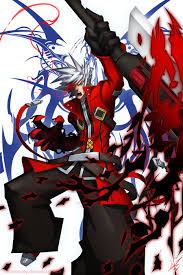 Blazblue Ragna Geoff Trebs Badass Art Anime Game Character Design
