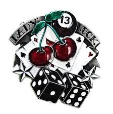 Buckle Gurtelschnalle Lady Luck 13 Poker Rockabilly Tattoo Gamble Hot Rod Vw V8 Buckle Rockabilly Tattoos Rockabilly Tattoo Dice Tattoo