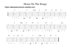 Home On The Range Easy Guitar Tab In 2019 Easy Guitar Tabs