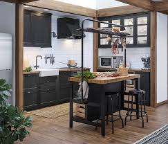Cuisine Ikea Les Plus Beaux Modeles Du Geant Suedois Elle Decoration Cuisine Moderne Design Cuisine Ikea Cuisine Ikea Noire