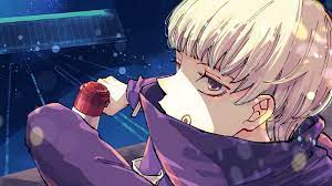 道野 on twitter jujutsu anime drawings boy purple aesthetic