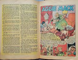 AGGIE MACK #6 VG (Four Star Comics 1948) Scarce PRE-CODE 1st Print 10-cent  Cover