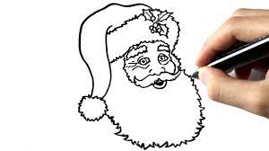 Illustrations, cliparts, dessins animés et icônes de chapeaux de santa. Comment Dessiner Le Pere Noel Youtube