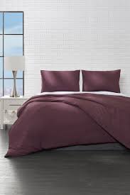 Sears has comforters that are stylish and cozy. Ella Jayne Microfiber Duvet Cover Set Eggplant Nordstrom Rack