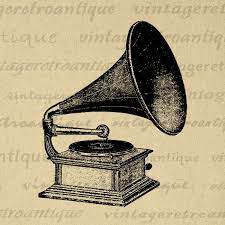 Printable Antique Phonograph Digital Graphic Music Player Download Image Vintage Clip Art Jpg Png Eps Print 300dpi No Clip Art Vintage Antique Artwork Antiques