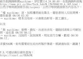 Ptt bulletin board system)は台湾で最大規模のオンラインコミュニティを形成しているインターネット掲示板。 現在まで国立台湾大学のbbsサークル（中国語: å¬å' Taipoo éåçè¦ä¸åçºä¸åæ­¡è¿åå® çæ¿tech Job Pttè·æ¶¯å