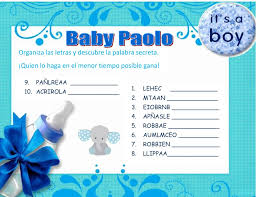 Para decorar tartas, pasteles y tortas. Baby Shower Worksheet