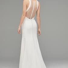 David's bridal halter wedding dress style dr538 white size 6. High Neck Wedding Dresses 41 Elegant Options For Every Style