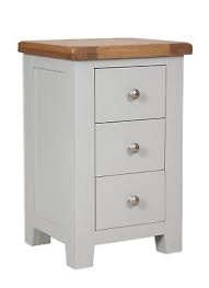 Turn your old pine furniture into something spectacular with our furniture upcycling tutorial. Dorset Oak Bedside Table Solid 3 Drawer Pine In Painted French Grey