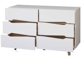 Commode 6 Tiroirs Leaf Coloris Blanc Vente De Commode Conforama Commode 6 Tiroirs Tiroir Commode