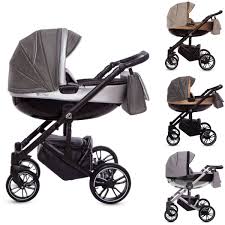Baby wanne mit matratze / reise system mit autositz / buggy mit liegefunktion / bis 25 kg / getränke halter / kompakt faltbar / grau. Chic Kombi Kinderwagen 2in1 Mit Babywanne Sportwagenaufsatz Buggy Oder 3in1 Babyschale Autoschale 4 Farben