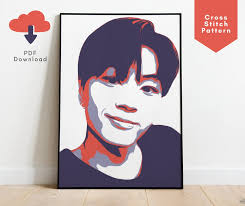 Enhypen Jay Cross Stitch Pattern