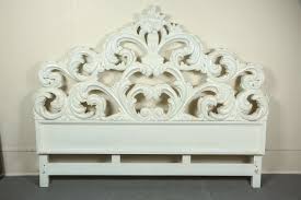 Rustic antique doors, carved vintage armoires, old door tables and sideboards by mogul showcases the ancient artistry of india. Glamorous Carved Wood Baroque Headboard At 1stdibs