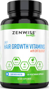 (as always, please consult with your doctor before taking a new supplement). Zenwise Health Hair Growth Vitamins Supplement 5000 Mcg Biotin Dht Blocker Hair Loss Treatment For Men Women With Vitamin A E To Stimulate Faster Regrowth 120