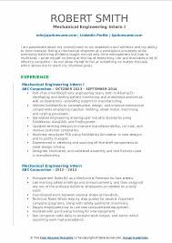 Check spelling or type a new query. Mechanical Engineering Intern Resume Samples Qwikresume