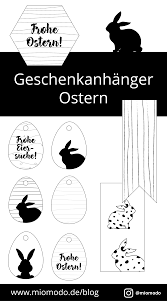 Weitere ideen zu bilder, schwarzes bild, schwarz weiß. Osteranhanger In Schwarz Weiss Miomodo Diy Blog