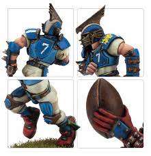This game is a brutal mock parody of american football, where various teams made up of different races such as humans, orks, goblins, and dwarves collide. Blood Bowl Team Boosters Cheerleaders Up For Pre Order At Forge World Bell Of Lost Souls