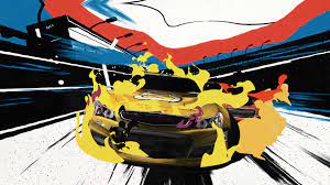My role revolved around creating 3d shots for the racetrack and 3d elements that would be used for tracing by cel. Cmt Nascar The Rise Of American Speed Motion Graphics Inspiration Sports Graphic Design Sport Poster Design