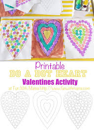 printable do a dot heart shapes activity fun with mama