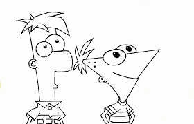 Phineas and ferb coloring pages Phineas And Ferb Printable Coloring Pages Coloring Home