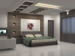 White primary bedroom featuring carpet flooring and tray ceiling along. 35 Awesome Ceiling Design Ideas