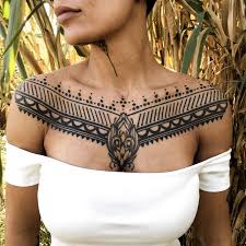 Chest Tattoo Female Chest Tattoo Chest Tattoo Female Chest Tattoo Men Ideas Chest Tattoo Chest Tattoos For Women Tribal Chest Tattoos Pattern Tattoo