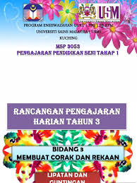 Membuat Corak Dan Rekaan Lipatan Dan Guntingan