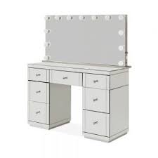 The legs are made of beech and lacquered in white, which means that the entire theater mirror and the table top are also lacquered. Hollywood White Dressing Table Mirror Set Rite Price Furniture