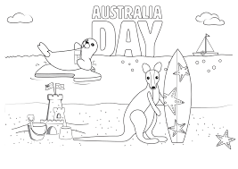 Colouring In Activities For Kids Australia Day 2020 Worksheets For Kids Animal Worksheets Activities For Kids