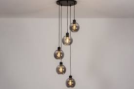 hanglamp 74039 modern retro glas metaal hanglamp glas fitting