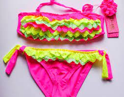 Bikini Fascia Bimba Bambina Costume Da Bagno Estate Taglie 7 16 Anni Costumi Da Bagno Bambini Costumi Da Bagno Costumi Da Bagno Estate