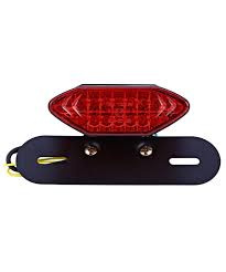 Universal 12v Motorcycle Retro Refit Led Tail Light Assembly Brake Stop Turn Signal Light Red 2o94185713 Light Red Tail Light Motorcycle Lights