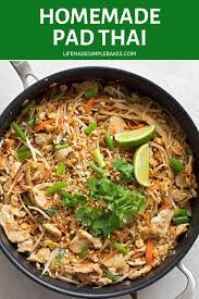 Homemade Pad Thai Life Made Simple Recipe Pad Thai Homemade Pad Thai Pad Thai Recipe