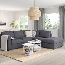 Vimle 4er Eckbettsofa Ohne Abschluss Gunnared Mittelgrau Ikea Deutschland 4ereckbettsofa Abschluss Deutschla Modular Corner Sofa Corner Sofa Sofa Design
