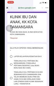 Kes pelbagai termasuk saringan kontak tb. Klinik Kesihatan Kota Damansara Home Facebook
