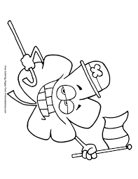 Shamrock With Irish Flag Coloring Page Free Printable Ebook Flag Coloring Pages Coloring Pages Dolphin Coloring Pages