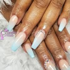 They show that you have class and sophistication, while not being too over the top flashy. if you're looking for ways to work pale blue you're your. Updated 55 Blissful Baby Blue Acrylic Nails August 2020