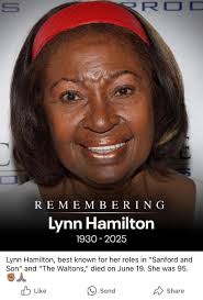 Sad day for us as fans of the beloved Sanford and Son.