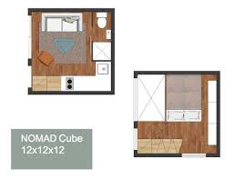 Nomad Cube Micro Home Affordable Sustainable Tiny House Guest House Small Tiny House Design Loft Floor Plans