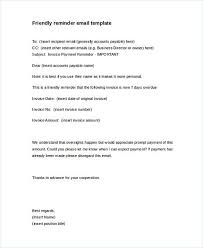 Friendly Payment Reminder Letter Invoice Reminder Template Invoice Reminder Templat Collection Letter Business Letter Template Simple Cover Letter Template