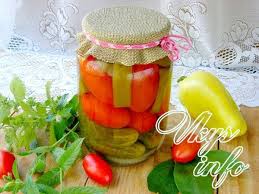 ассорти огурцы и помидоры на зиму в литровых банках Marinovannye Ogurcy I Pomidory Na Zimu Assorti Recept
