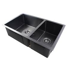 White undermount kitchen sink australia. 710x450x205mm 1 2mm Dark Grey Stainless Steel Handmade Double Bowls Top Undermount Kitchen Sink Bathroom Sales Direct Pty Ltd